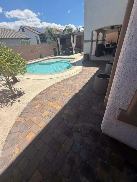 Pool pavers project